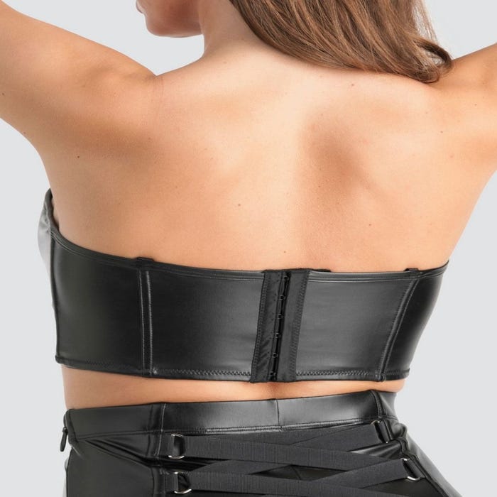 Soutien-gorge top effet cuir Fierce
