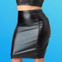 Jupe effet cuir Fierce