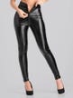 Legging zip effet cuir Fierce