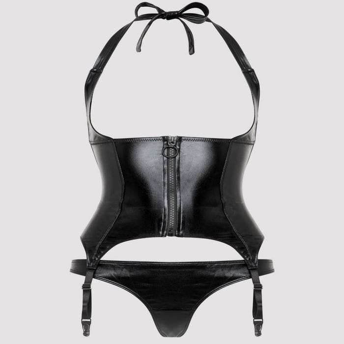 Bustier seins nus wetlook Fierce
