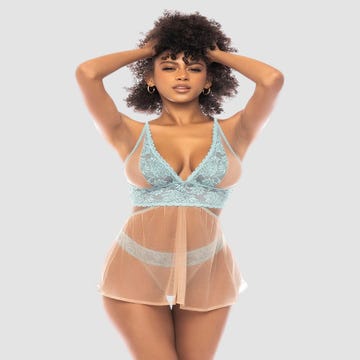 Nuisette babydoll 2 en 1 Abilene