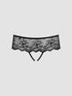 Tanga ouvert Merossa noir