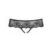 Tanga ouvert Merossa noir