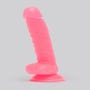Gode ventouse phospho 20,3 cm BASICS rose