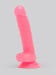 Gode ventouse phospho 20,3 cm BASICS rose