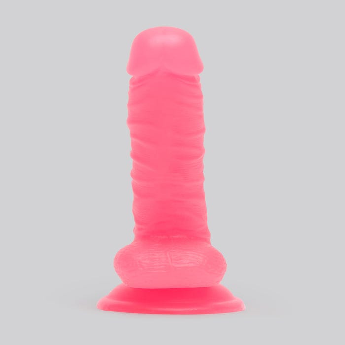 Gode ventouse phospho 20,3 cm BASICS rose