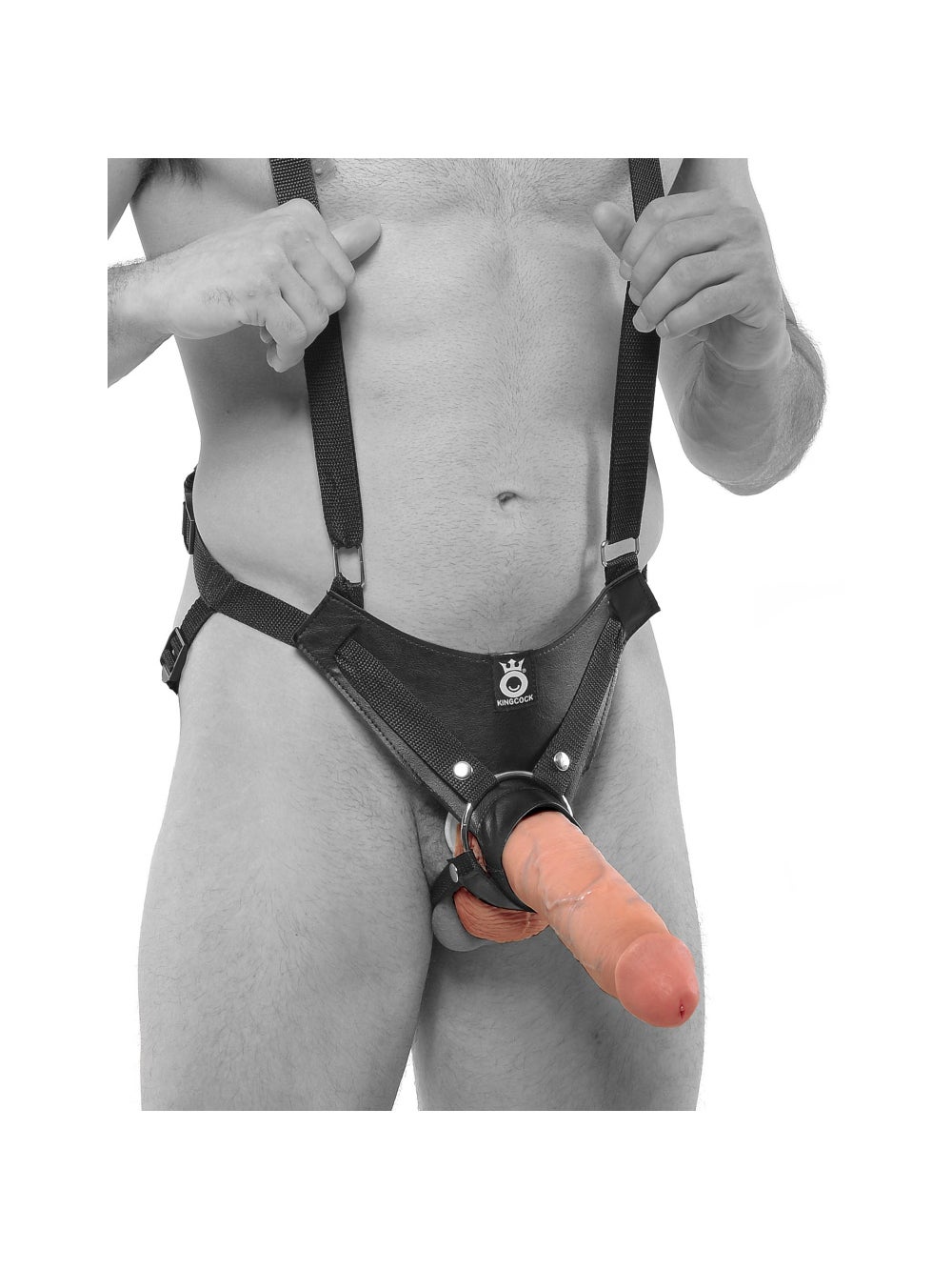 Gode Ceinture Hollow Strap-On 25,4 cm King Cock 3