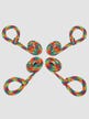 Menottes cordes Rainbow Soft Bondage Boutique
