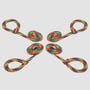 Menottes cordes Rainbow Soft Bondage Boutique