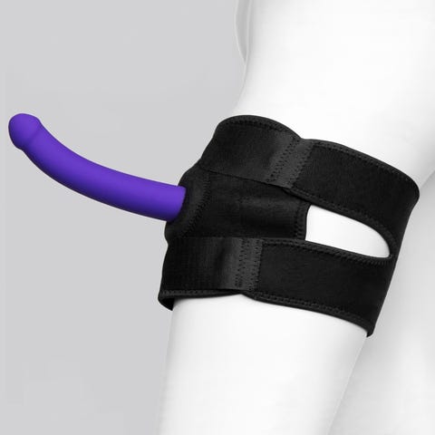 Harnais gode ceinture pour cuisse Bondage Boutique