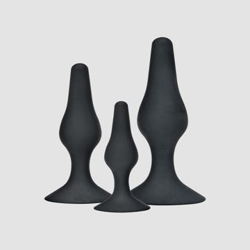 Kit de Plugs Anal Ventouse Curvy Companions