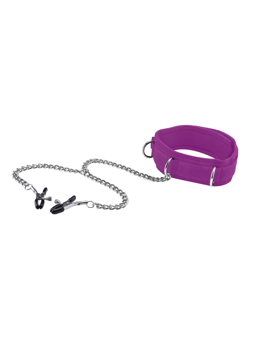 Collier avec Pinces à Tétons Velcro