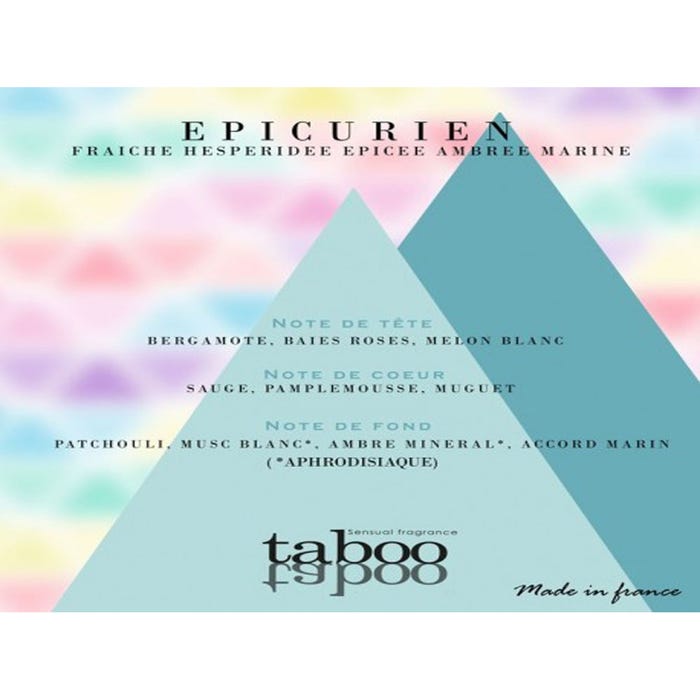 Eau de Toilette Taboo Epicurien pour Homme