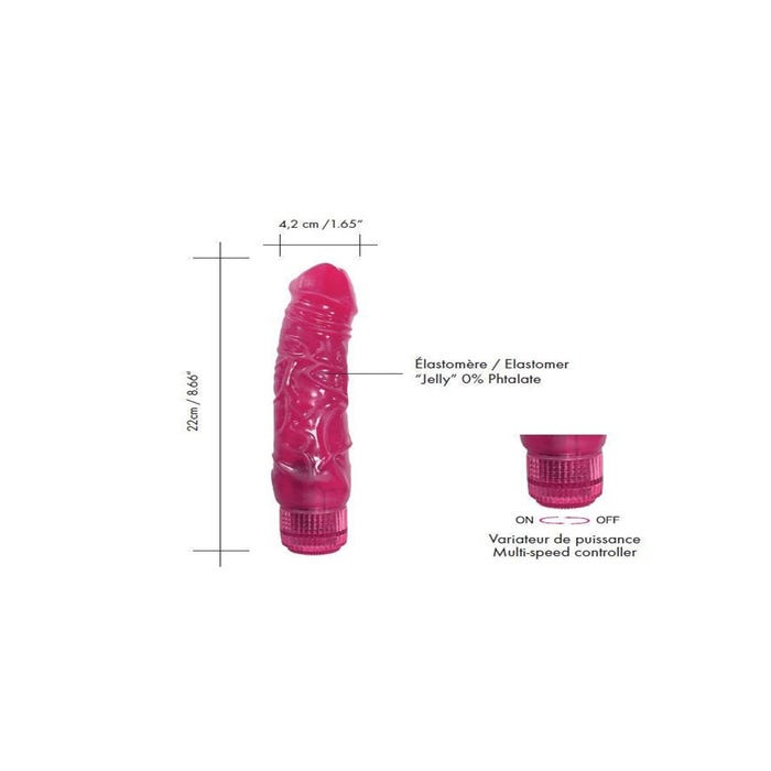 Vibromasseur Réaliste Jelly Boy