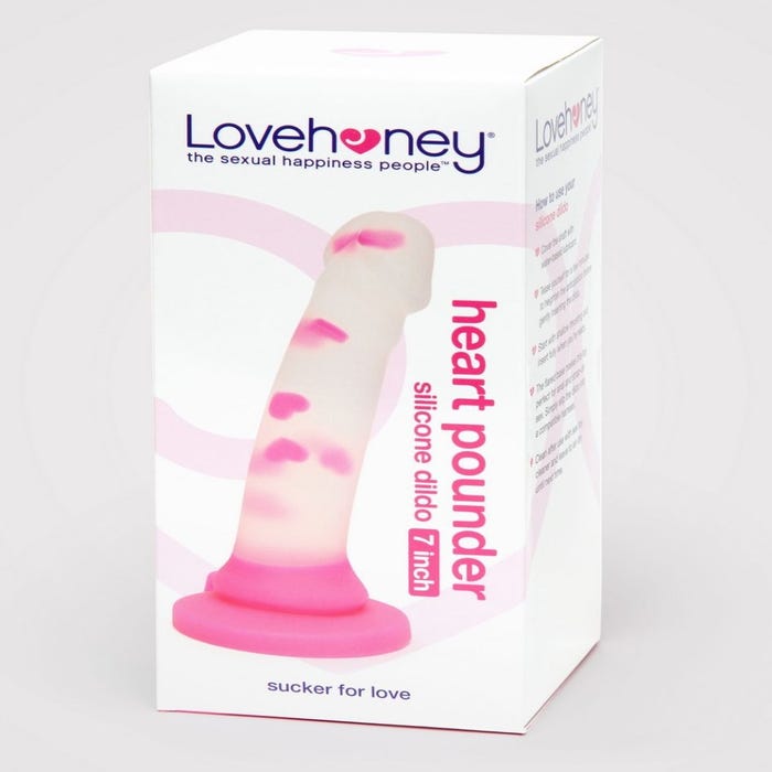 Dildo ventouse silicone Heart Pounder
