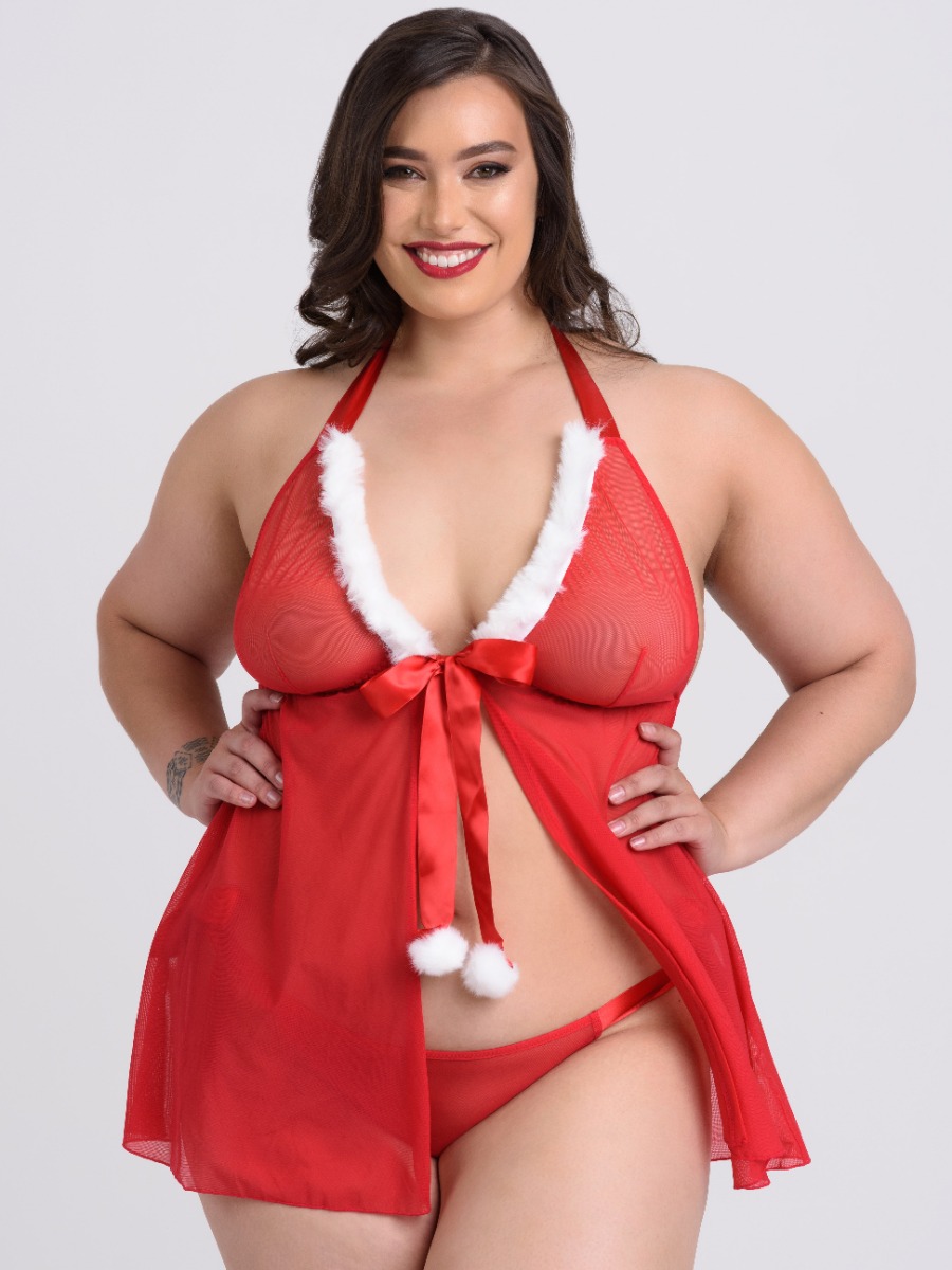 Nuisette babydoll mère Noël Fantasy Santa GT main product photo