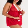 Nuisette babydoll mère Noël Fantasy Santa GT