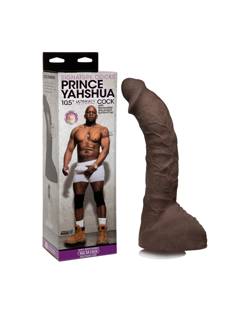 Gode XXL avec testicules Prince Yahshua 26,7 cm Signature Cocks 3