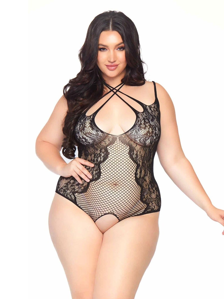 Body Ouvert 81551X Résille & Dentelle GT