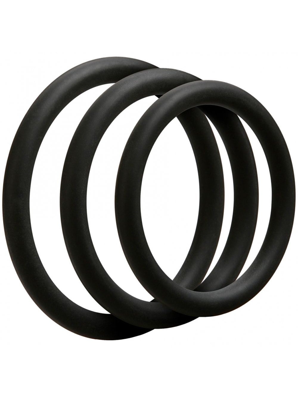 Kit de 3 Cockrings Fins OptiMALE C-Ring