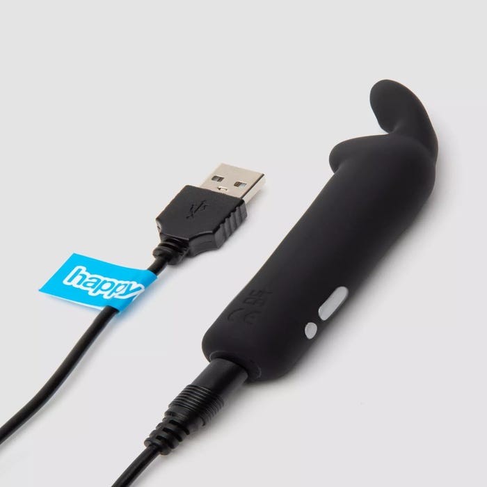 Stimulateur bullet rabbit rechargeable noir
