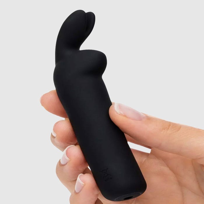 Stimulateur bullet rabbit rechargeable noir