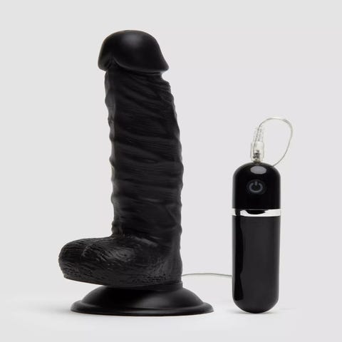 Vibromasseur ventouse réaliste 20,3 cm Classic Lifelike Lover noir