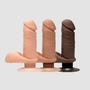 Vibromasseur avec Testicules Perfect D 17,8 cm Dual Density The D