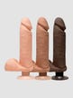 Vibromasseur avec Testicules Perfect D 20,3 cm Dual Density The D