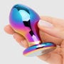 Plug anal iridescent Sensual Glass medium