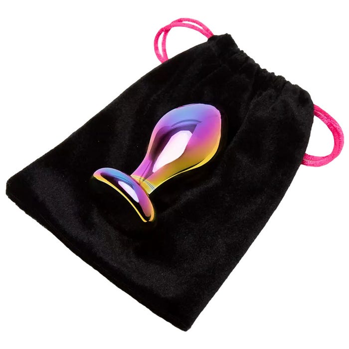 Plug anal iridescent Sensual Glass medium
