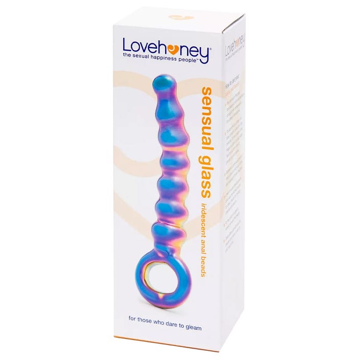 Chapelet anal iridescent Sensual Glass