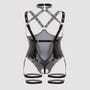 Body ouvert effet harnais Fierce wetlook noir