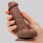 Gode ventouse silicone 15,2 cm Luxe Lifelike Lover
