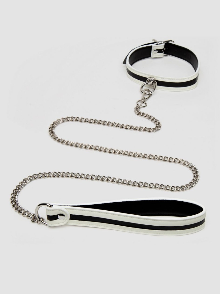Collier et laisse phospho Bondage Boutique