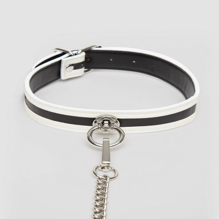 Collier et laisse phospho Bondage Boutique
