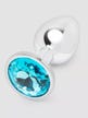 Plug anal bijou Secret Shine small bleu 52 g