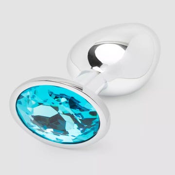Plug anal bijou Secret Shine small bleu 52 g