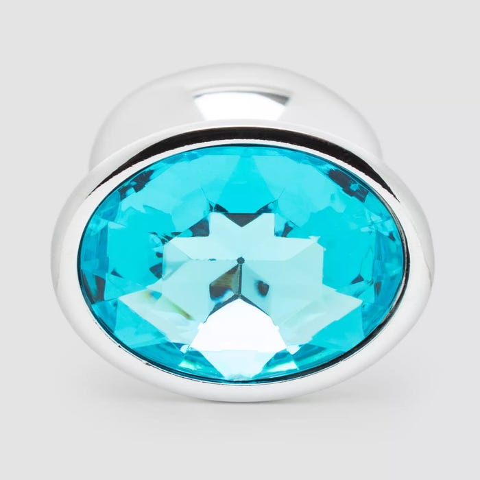 Plug anal bijou Secret Shine small bleu 52 g