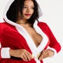 Robe capuche mère Noël Fantasy Santa