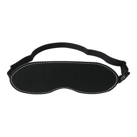Masque en Cuir Noir Edge