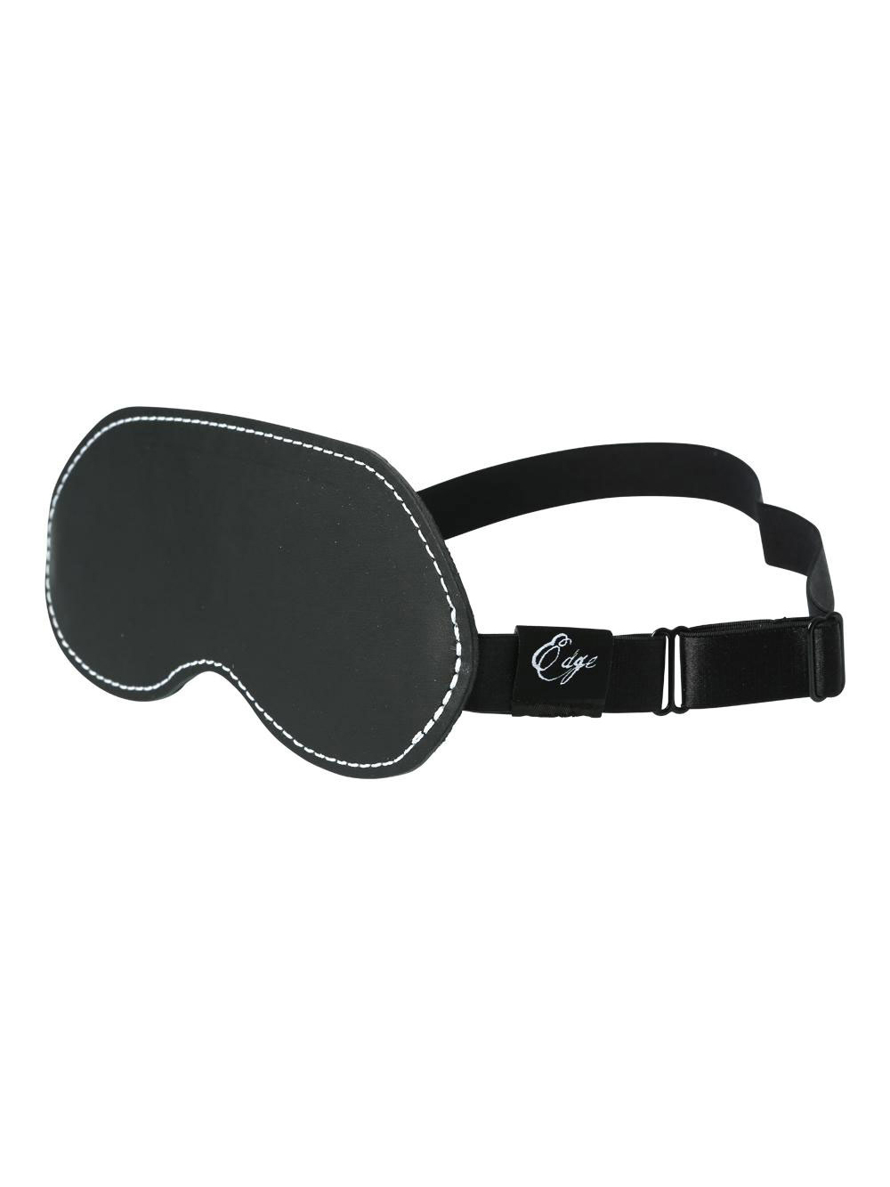 Masque en Cuir Noir Edge