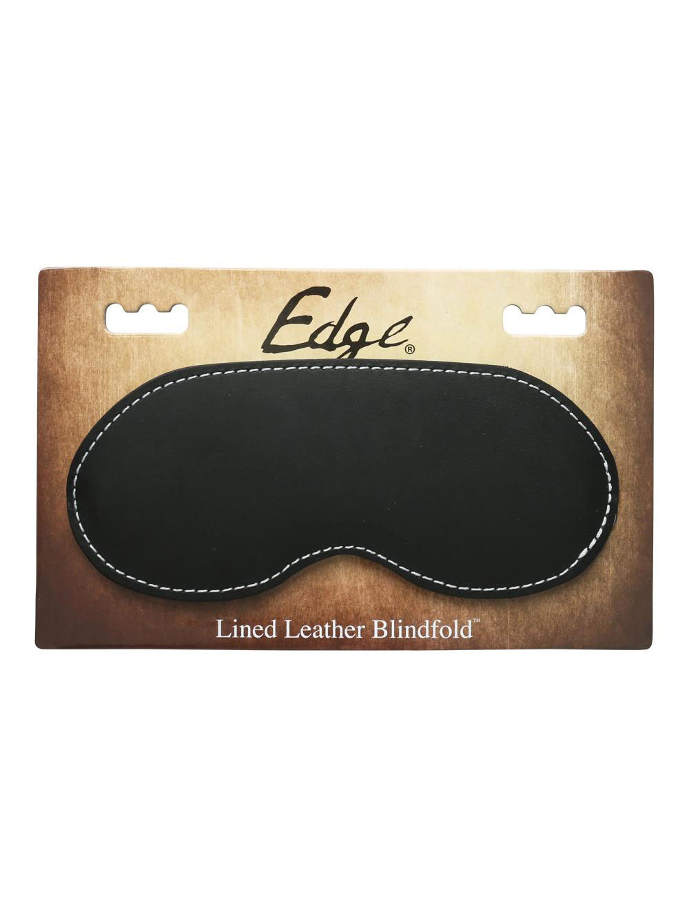Masque en Cuir Noir Edge