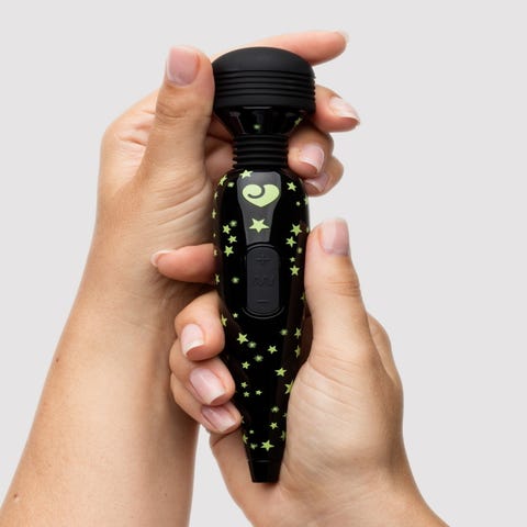 Vibromasseur wand mini Deluxe phosphorescent
