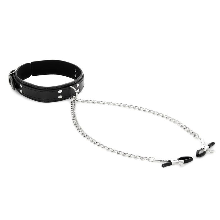 Collier avec Pinces à Seins Soumission