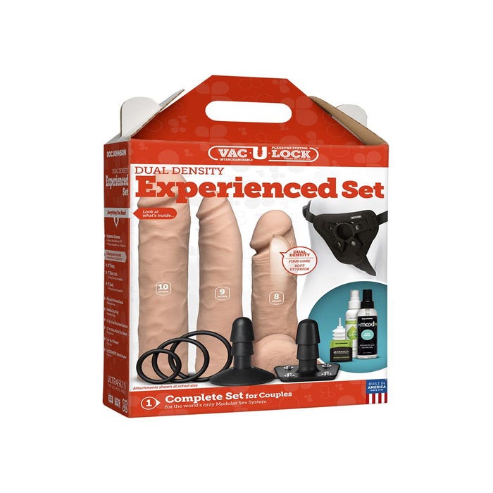 Coffret Gode Ceinture Vac-U-Lock Ultra Harness Dual Density Expert