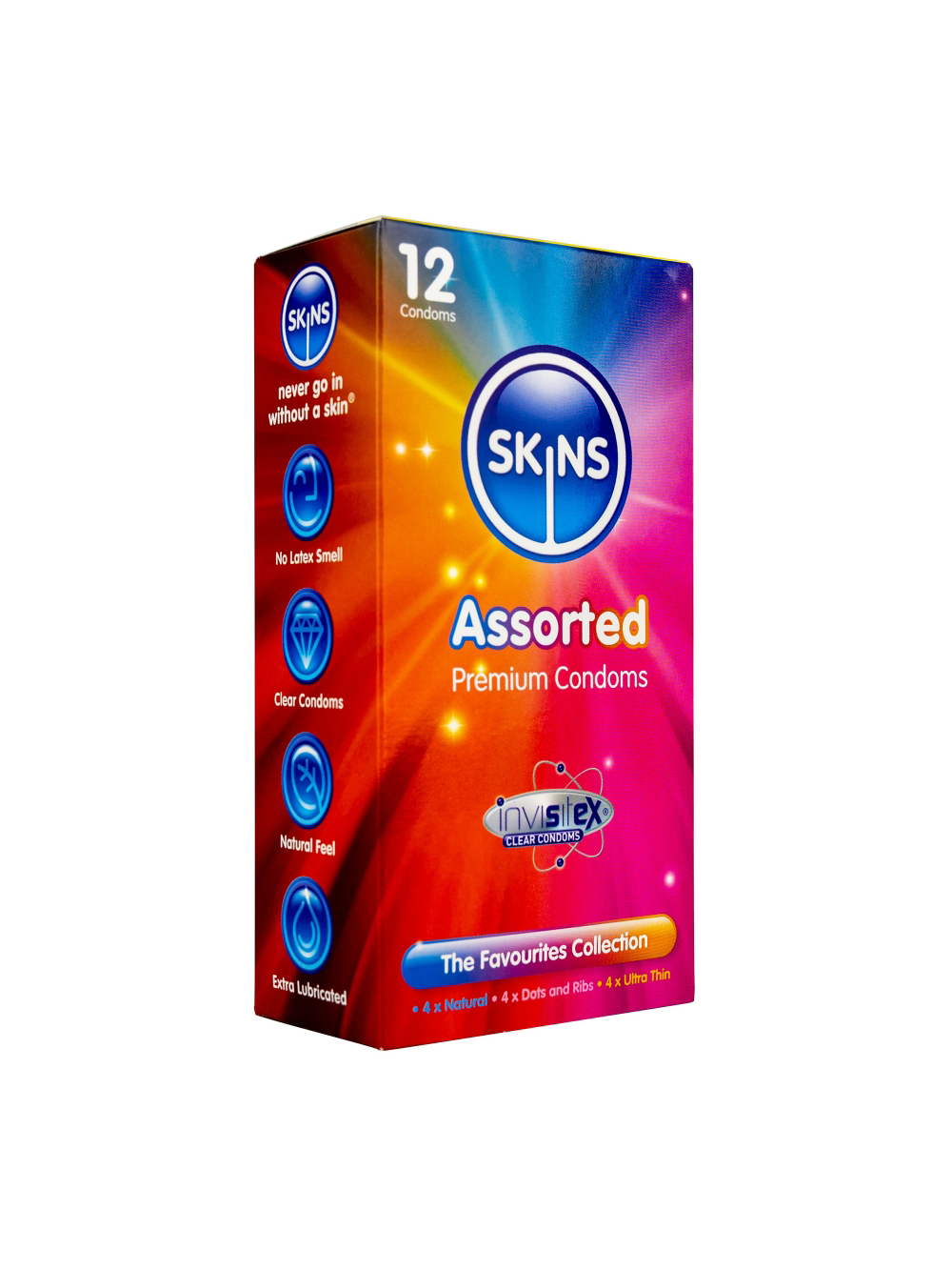 Préservatifs Skins Assortiment Boîte de 12