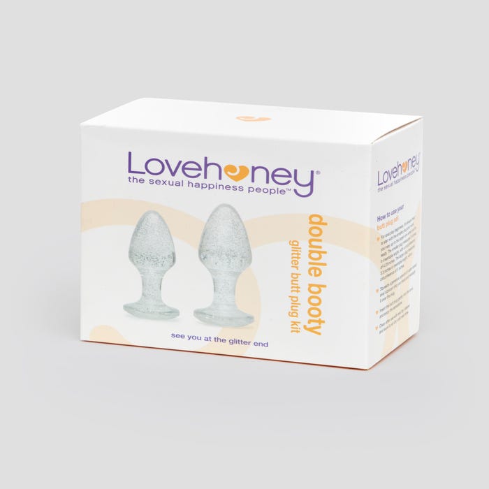 Kit plug anal paillettes Double Booty