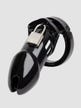 Cage de chasteté en plastique 7,6 cm Deluxe noir