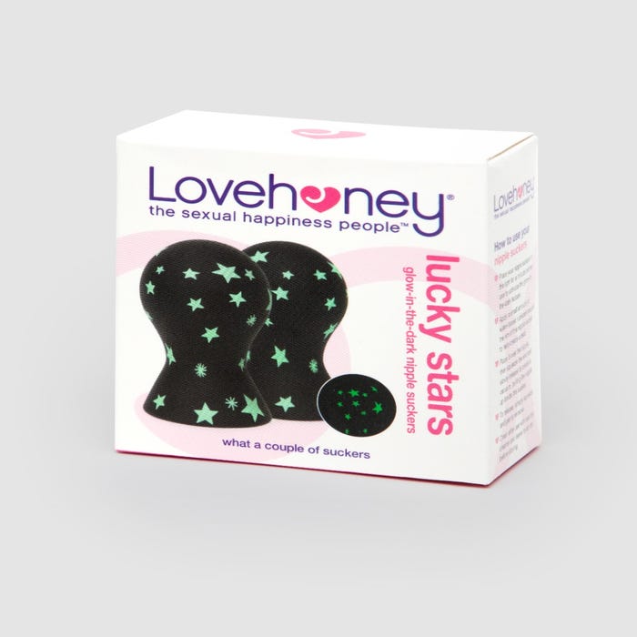 Pompes à tétons silicone phospho Lucky Stars